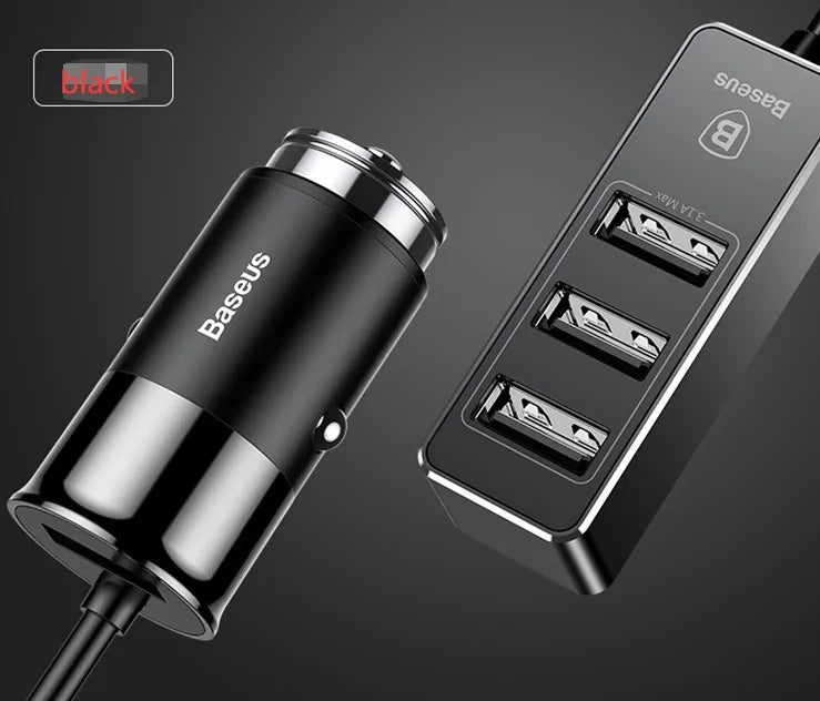 High Speed 4 Port Car Charger