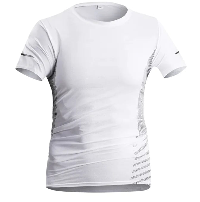 Men's Ice Silk Quick-Dry Tee – Breathable & Trendy Activewear