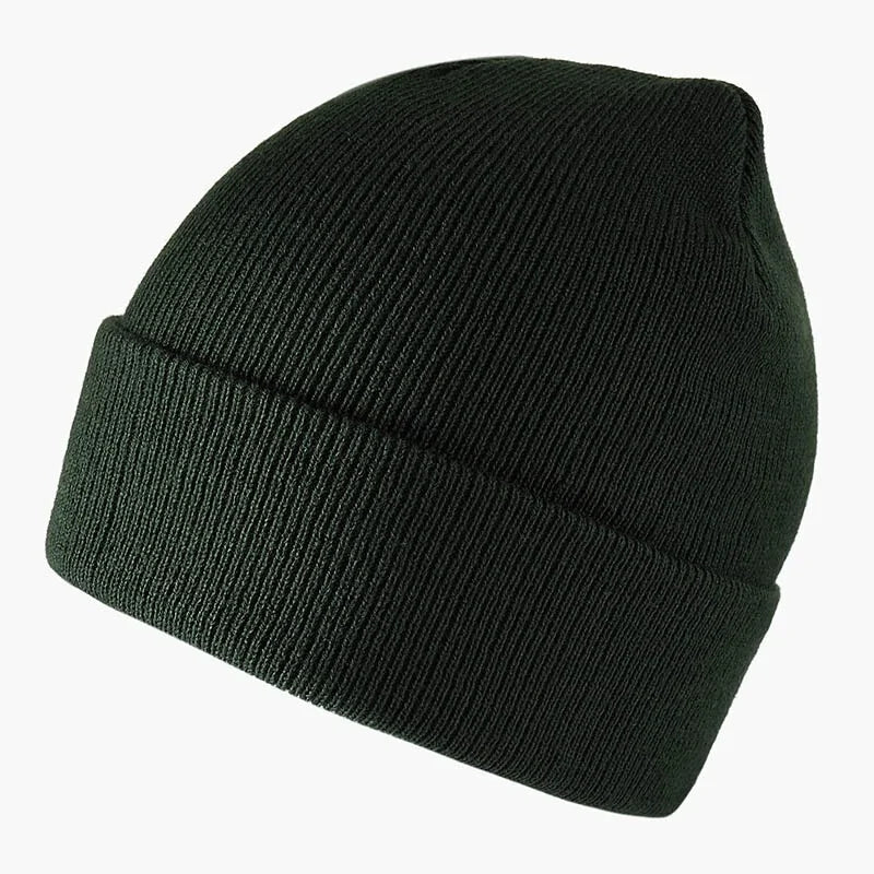 Ribbed Knitted Fisherman Beanie Hat