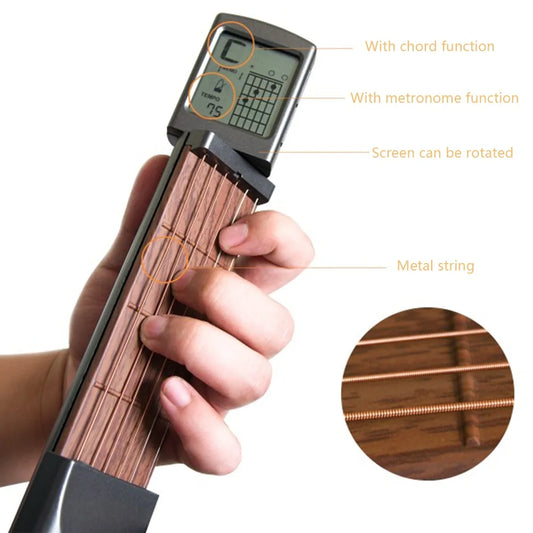 SOLO Portable Guitar Chord Trainer with LCD Display