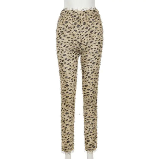 Women Pants Leopard