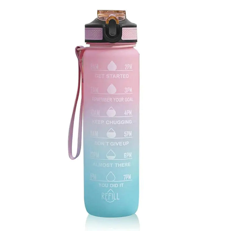 Motivational Portable Water Bottle