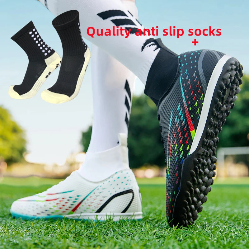 ALIUPS Original Men Soccer Shoes AG/TF Children Football Shoes Youth Football Boots Comfortable Athletic Training Cleat