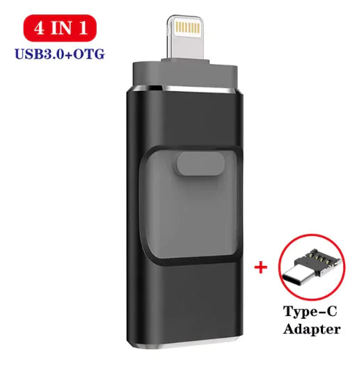 3-in-1 USB Cable for Android and PC