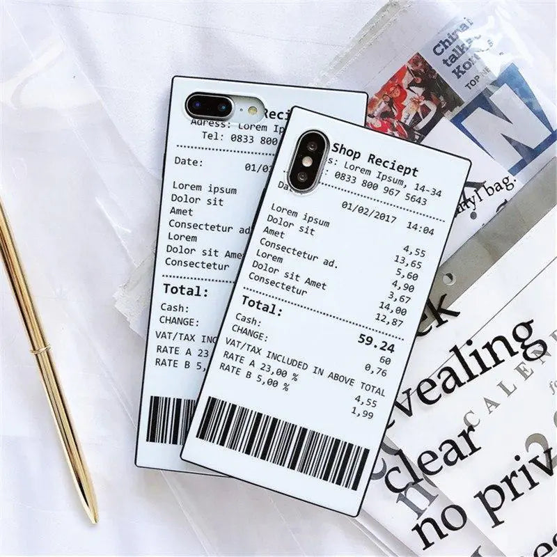 Receipt Case For Iphone