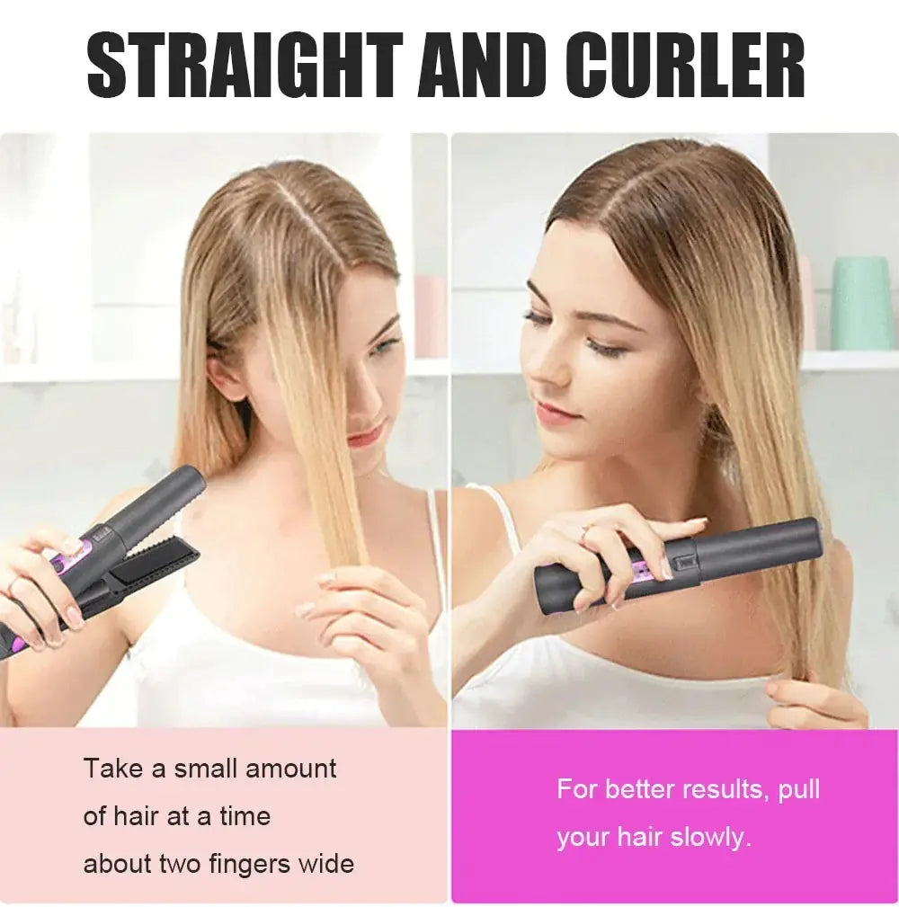 Cordless Hair Straightener and Curler