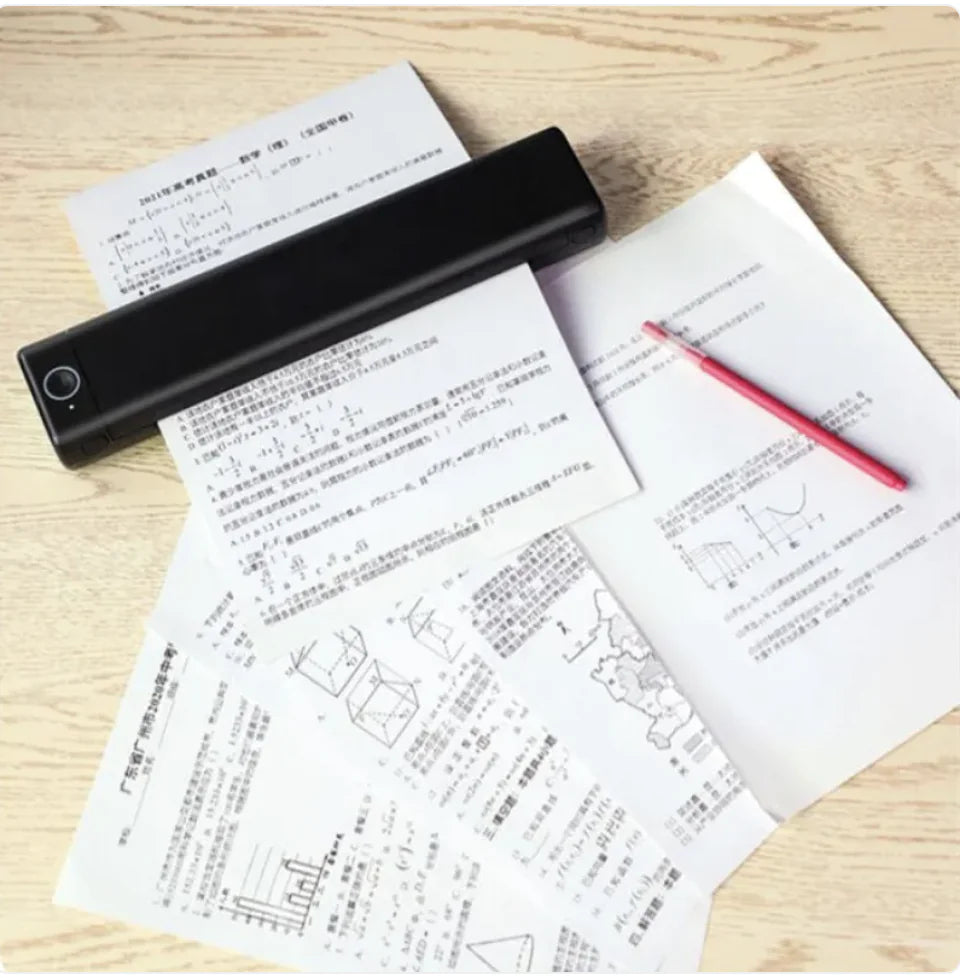 A4 Portable Wireless Bluetooth Thermal Printer for Travel & Mobile Office, Compatible with Tattoo Paper – Phomemo M08F