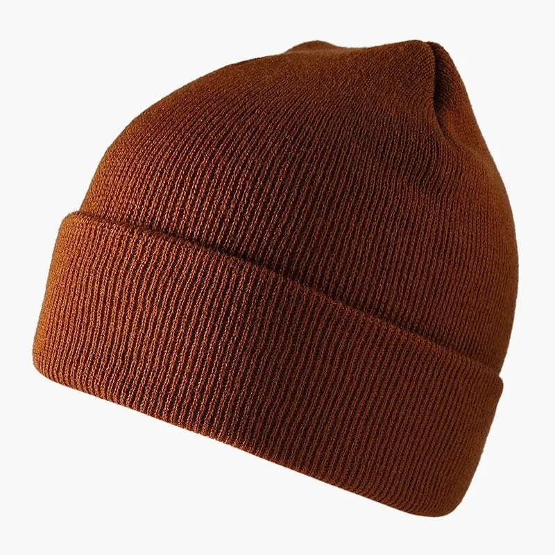 Ribbed Knitted Fisherman Beanie Hat