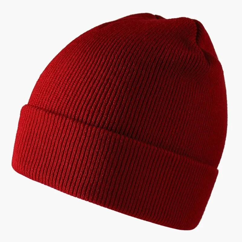 Ribbed Knitted Fisherman Beanie Hat