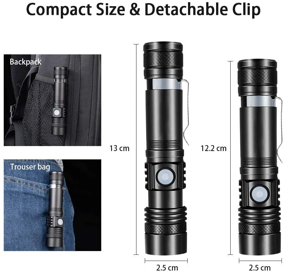 Super Bright Rechargeable Flashlight