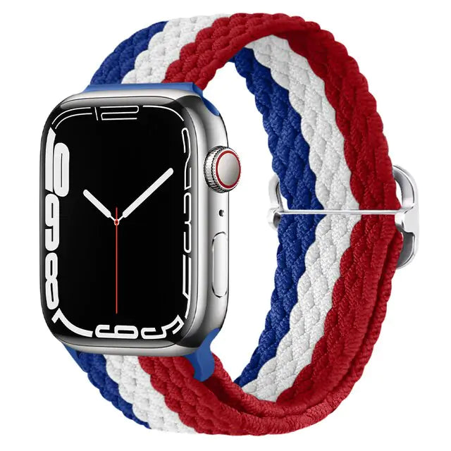 Nylon Braided Solo Loop Strap For Apple Watch