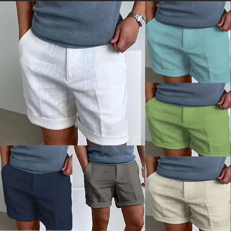 Men's Slant Pockets Workout Shorts